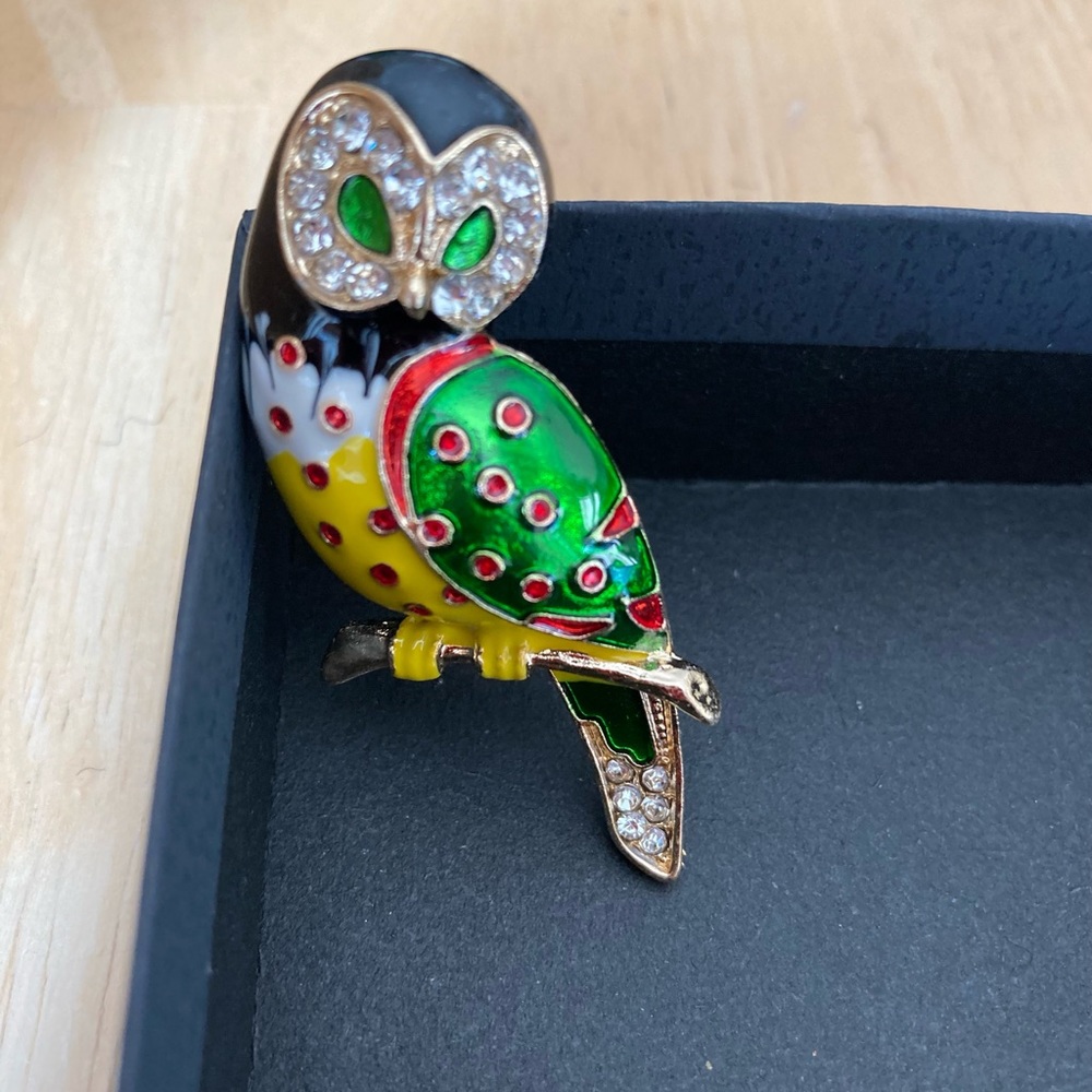 Brooch. OWL. NEW. BEAUTIFUL - Picture 9 of 16